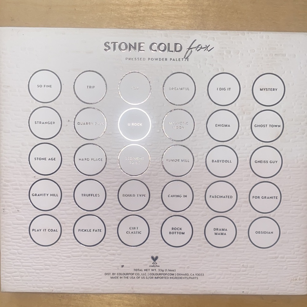 Colourpop Stone Cold Fox Eyeshadow Palette - Picture 3 of 3